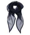 PR740 Premier 'Colours' Chiffon Scarf Navy colour image